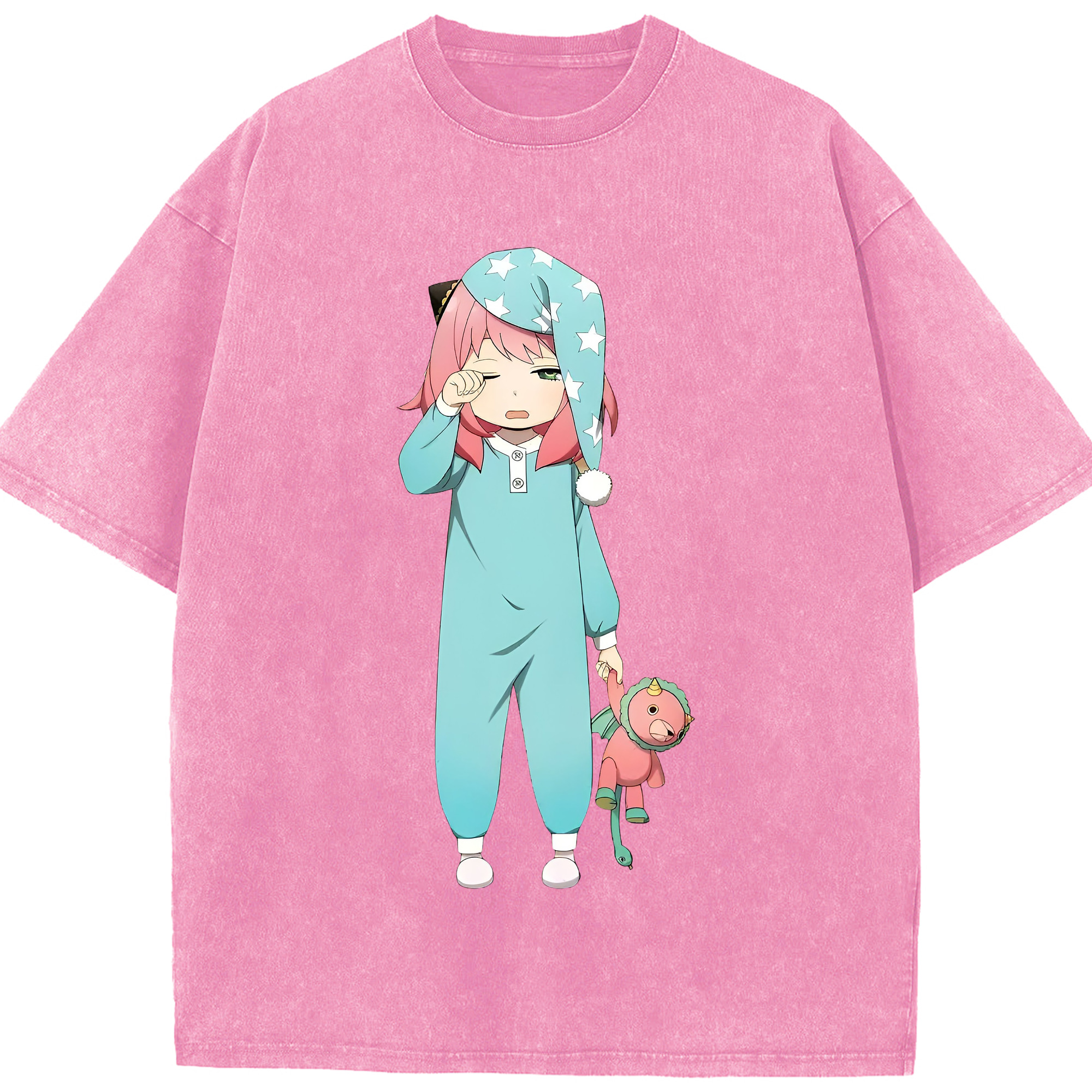 （画像用） SPY×FAMILY间谍家家酒 綿100% ヴィンテージ風 半袖Tシャツ（フロントプリント）